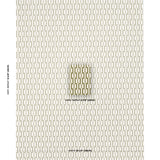Schumacher Belvedere Olive Wallpaper