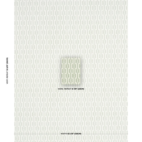 Schumacher Belvedere Celadon Wallpaper