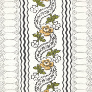 Schumacher 5015931 SERENA STRIPE in OCHRE Wallpaper - RITA K