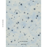 Schumacher Luminaries Clear Blue Wallpaper - Eade's Wallpaper