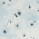Schumacher Luminaries Clear Blue Wallpaper - Eade's Wallpaper