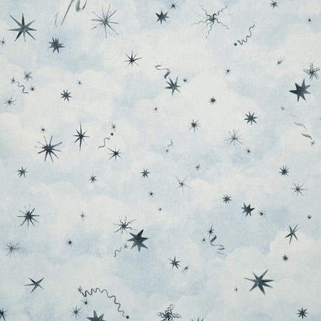 Schumacher Luminaries Clear Blue Wallpaper - Eade's Wallpaper