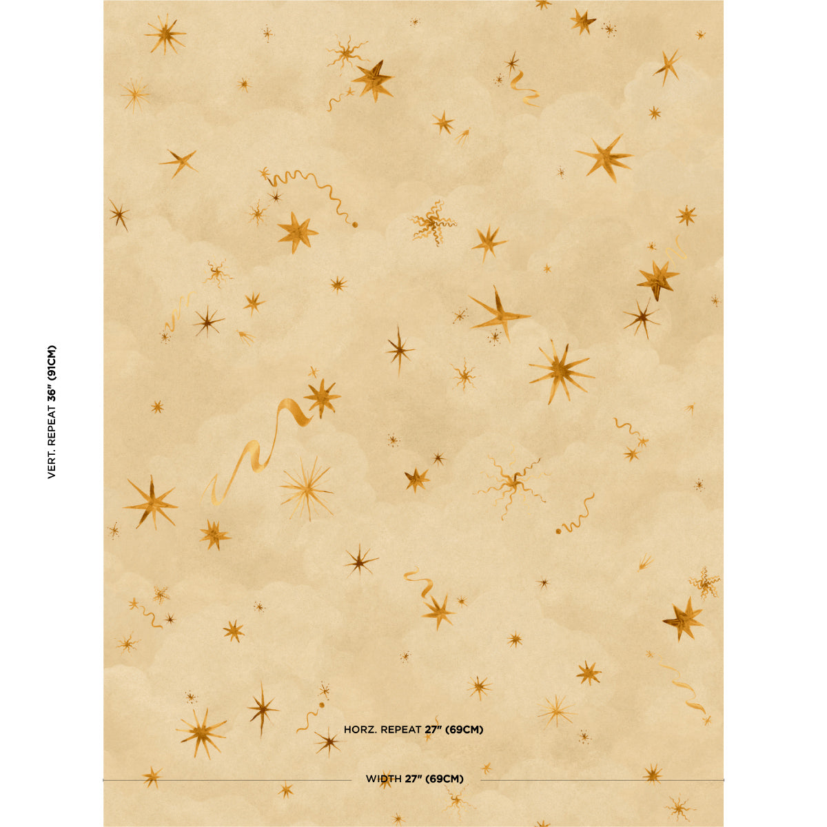 Schumacher Luminaries Sunbeam Wallpaper - Eade's Wallpaper