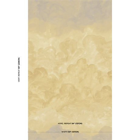 Schumacher Painted Sky Sunbeam Wallpaper - Eade's Wallpaper