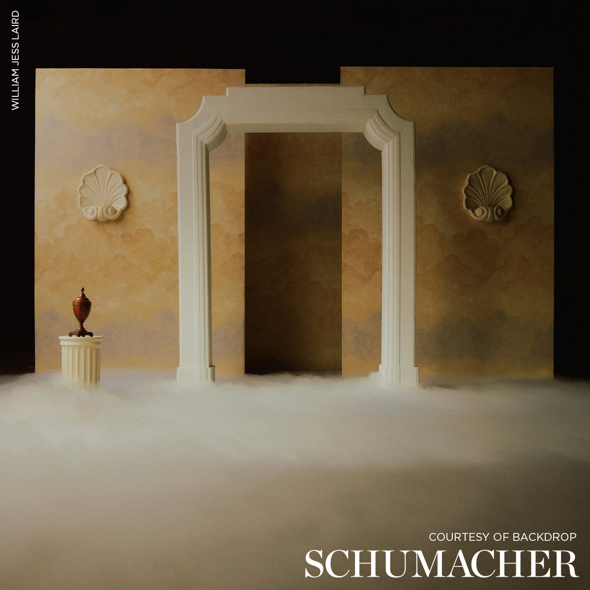 Schumacher Painted Sky Sunbeam Wallpaper - Eade's Wallpaper