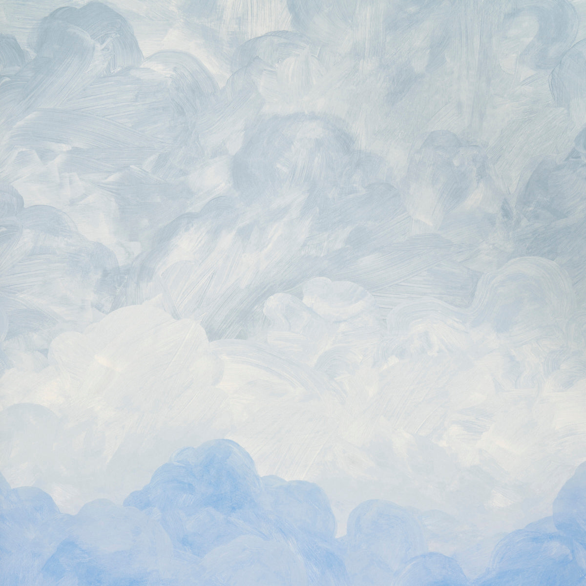 Schumacher Painted Sky Clear Blue Wallpaper - Eade's Wallpaper