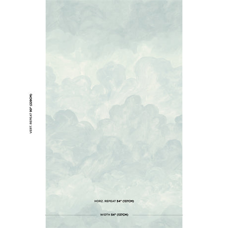 Schumacher Painted Sky Air Wallpaper - Eade's Wallpaper