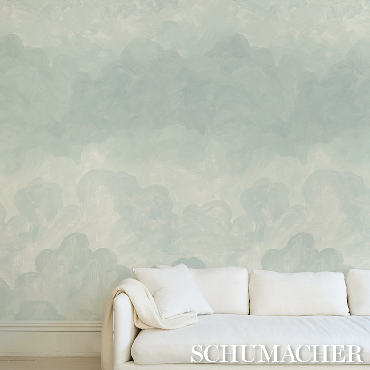 Schumacher Painted Sky Air Wallpaper - Eade's Wallpaper