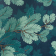Schumacher 5016070 COVEY HEDGE in MIDNIGHT Wallpaper - A COU