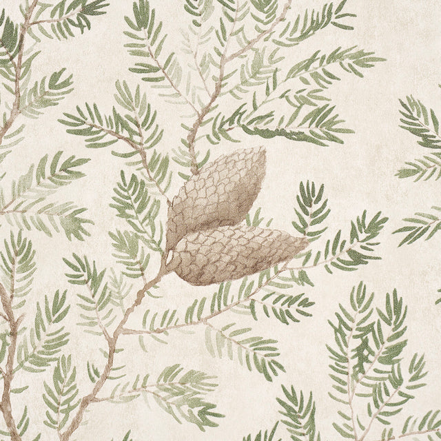 Schumacher 5016090 PINEWOOD in SPRUCE Wallpaper - A COUNTRY 