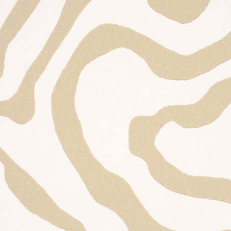 Schumacher 5016100 DEFEO in SAND Wallpaper - MESA