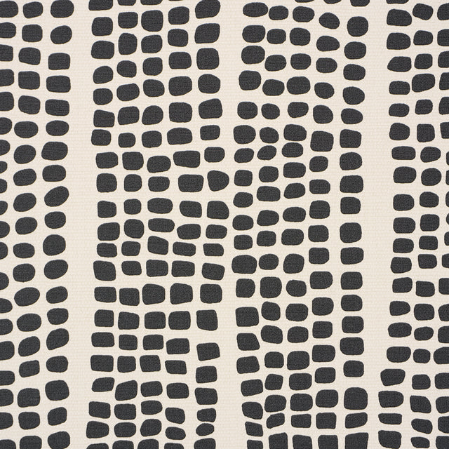 Schumacher 5016110 NOLAND VINYL in CARBON Wallpaper - MESA