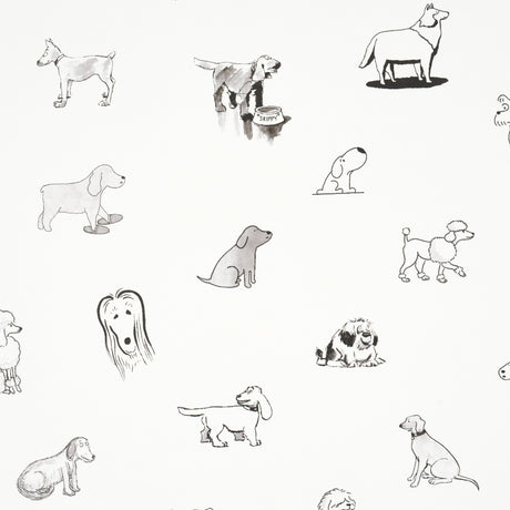 Schumacher 5016130 GOOD DOGS EVERYWHERE in BLACK & WHITE Wal