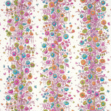 Schumacher Edward Steed'S Towers Of Flowers Multicolor Burst Wallpaper
