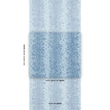 Schumacher Edward Steed'S Towers Of Flowers Sky Blue & Navy Wallpaper