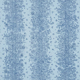 Schumacher Edward Steed'S Towers Of Flowers Sky Blue & Navy Wallpaper