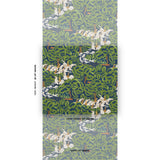 Schumacher Margaret Schloeman'S Fox Chase Navy & Green Wallpaper - Eade's Wallpaper