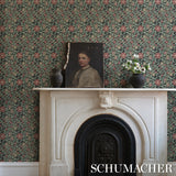 Schumacher Garden Guild Midnight Wallpaper