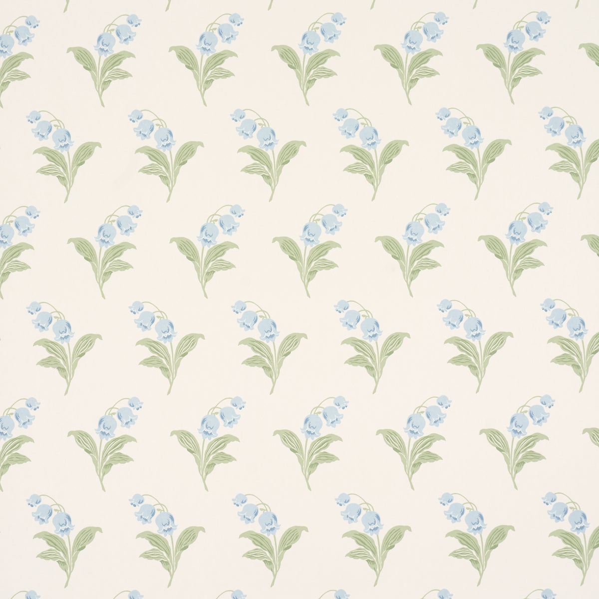 Schumacher Lily Of The Valley Bluebell Wallpaper - Eade's Wallpaper