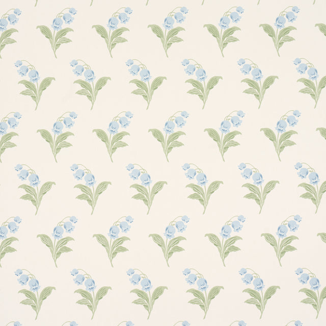 Schumacher Lily Of The Valley Bluebell Wallpaper - Eade's Wallpaper