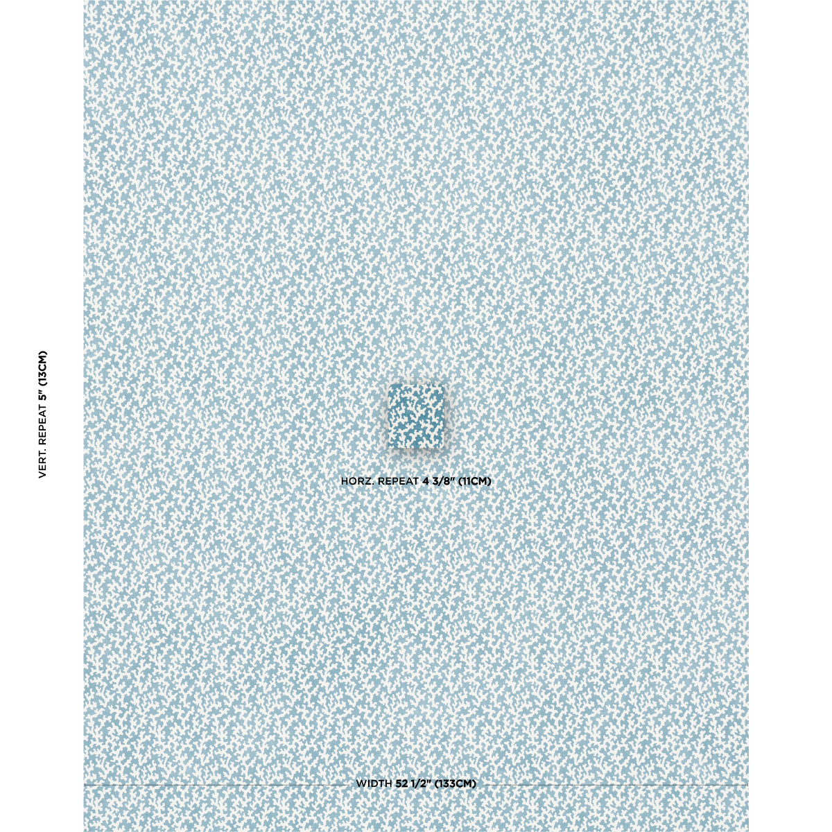 Schumacher Folly Marine Wallpaper