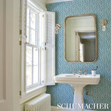 Schumacher Folly Marine Wallpaper