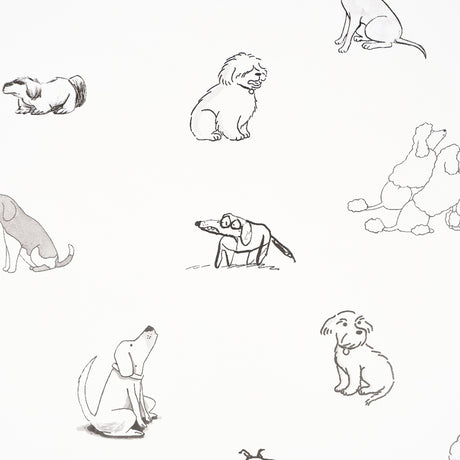 Schumacher 5016300 GOOD DOGS EVERYWHERE in BLACK & WHITE Wal