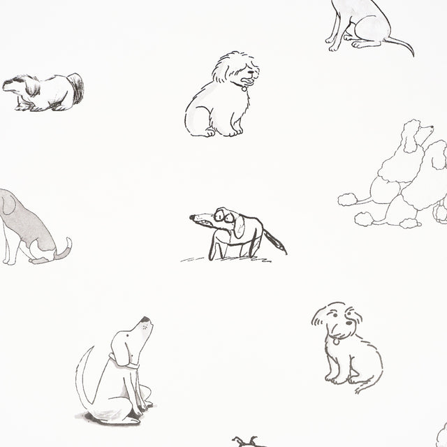 Schumacher 5016300 GOOD DOGS EVERYWHERE in BLACK & WHITE Wal