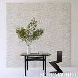 Schumacher Leaf Bloom Charcoal Wallpaper - Eade's Wallpaper