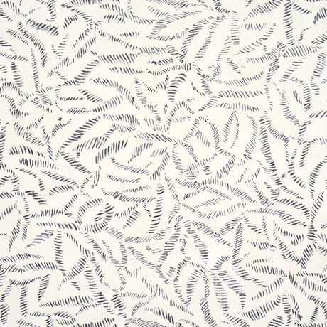 Schumacher Leaf Bloom Charcoal Wallpaper - Eade's Wallpaper