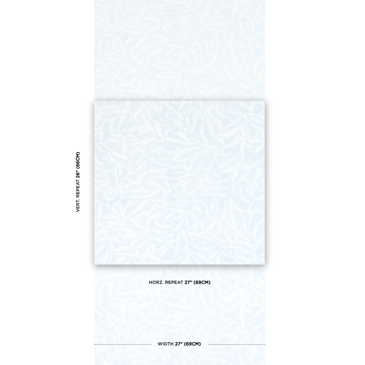 Schumacher Leaf Bloom Sky Wallpaper - Eade's Wallpaper