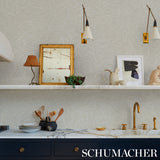 Schumacher Leaf Bloom Neutral Wallpaper - Eade's Wallpaper