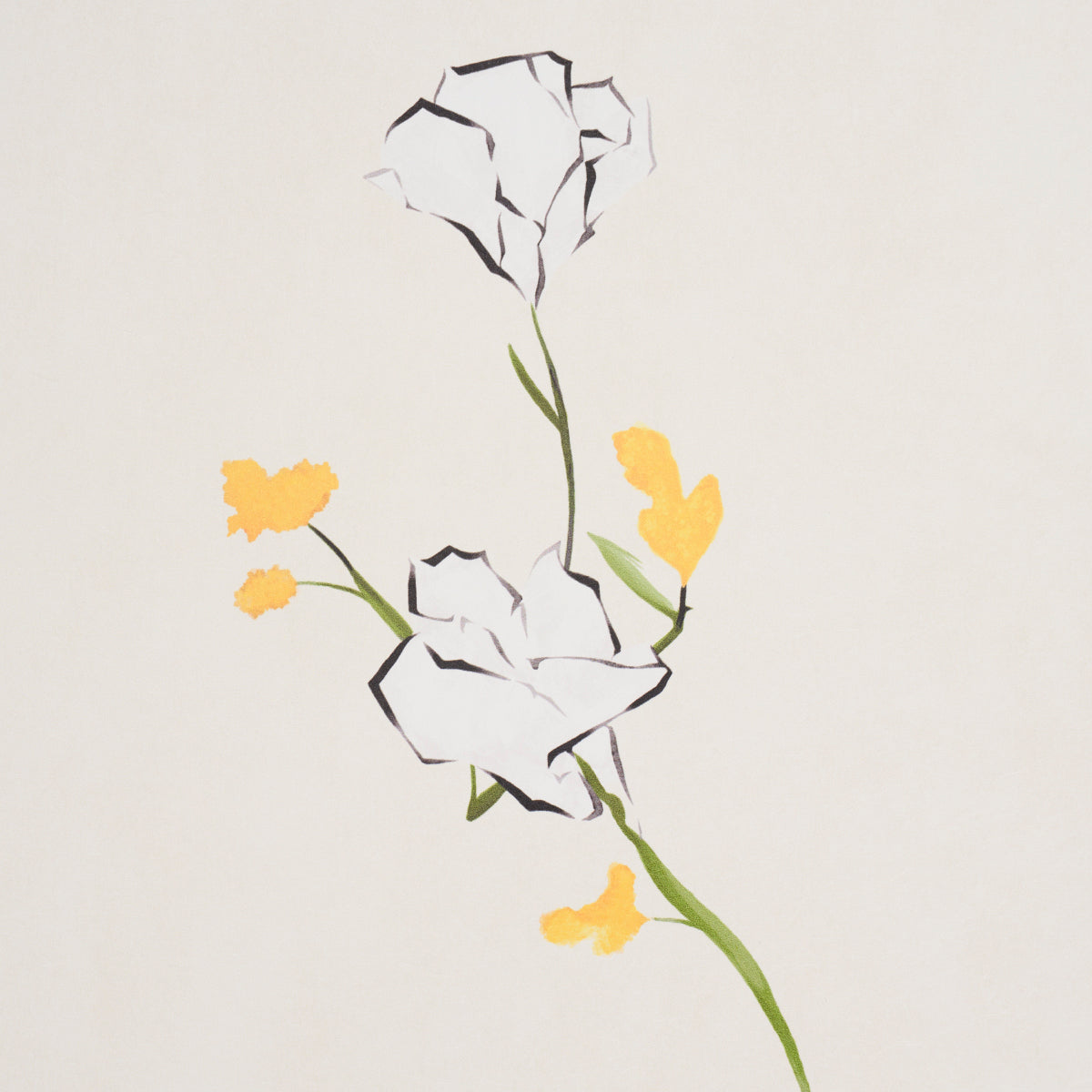 Schumacher Alex'S Floral Daffodil Wallpaper
