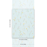 Schumacher Alex'S Floral Mist Blue Wallpaper
