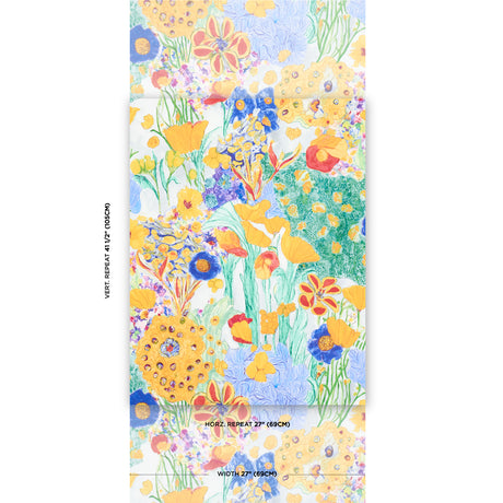 Schumacher Frank'S Garden Primary Wallpaper