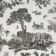 Schumacher 5016440 Western Toile in Carbon Wallpaper - A Cou
