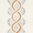 Schumacher 5016462 LEONIDIS STRIPE in SAFFRON Wallpaper - WA