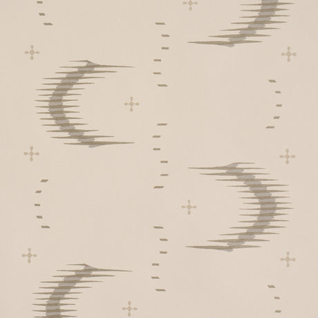 Schumacher 5016470 ARISTELLE in WARM SILVER Wallpaper - WALL
