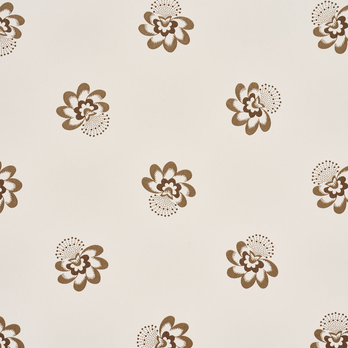 Schumacher 5016481 AUCLAIR FLORAL in BROWN Wallpaper - WALLF