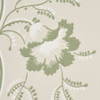 Schumacher 5016491 BELL FLOWERS in GREEN Wallpaper - WALLFLO