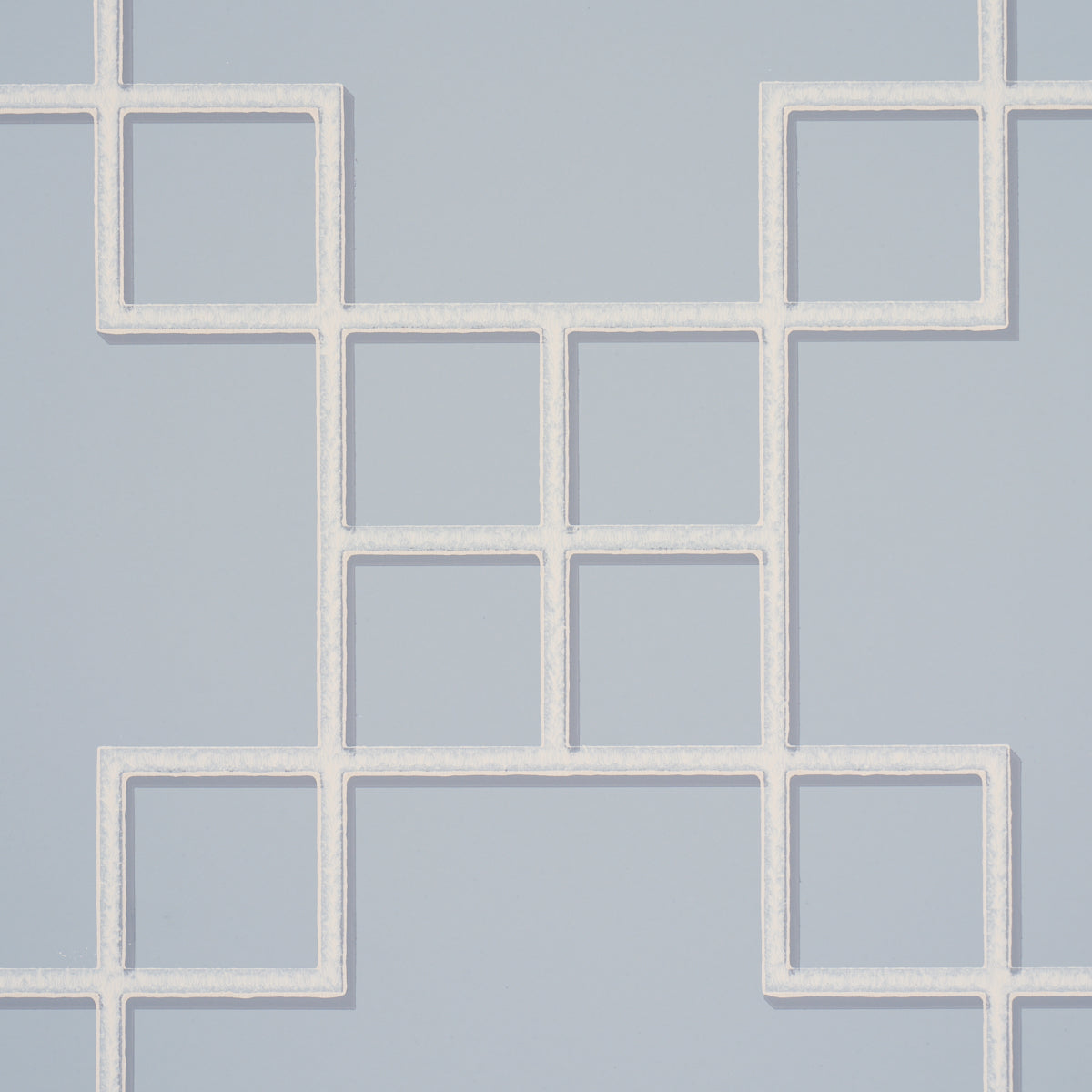 Schumacher 5016501 GEORGETTE TRELLIS in LIGHT BLUE Wallpaper