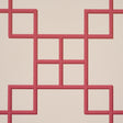 Schumacher 5016502 GEORGETTE TRELLIS in RED Wallpaper - A LO