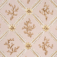 Schumacher 5016642 CORAIL LEAF TRELLIS in BLUSH Wallpaper - 