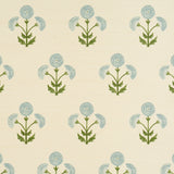 Schumacher Saranda Flower Sisal Sky Wallpaper