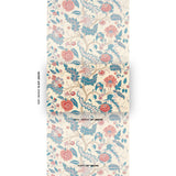 Schumacher Sinhala Sisal Rouge & Indigo Wallpaper - Eade's Wallpaper