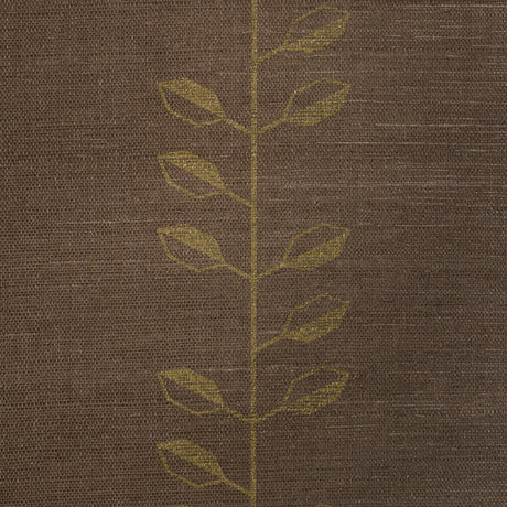 Schumacher 5016701 GEO LEAF SISAL in METALLIC GOLD & SEPIA W