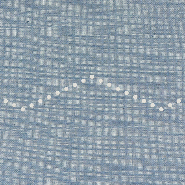 Schumacher 5016710 RIVET STRIPE SISAL in CHAMBRAY Wallpaper 