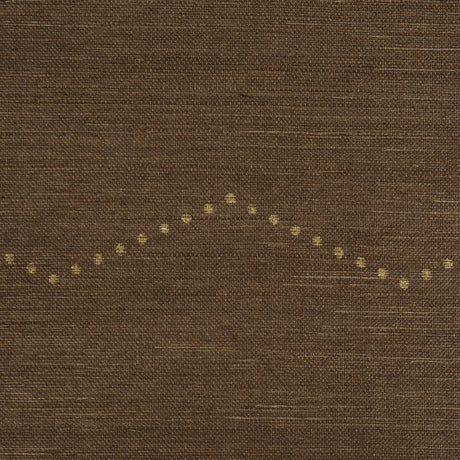 Schumacher 5016712 RIVET STRIPE SISAL in SEPIA Wallpaper - P
