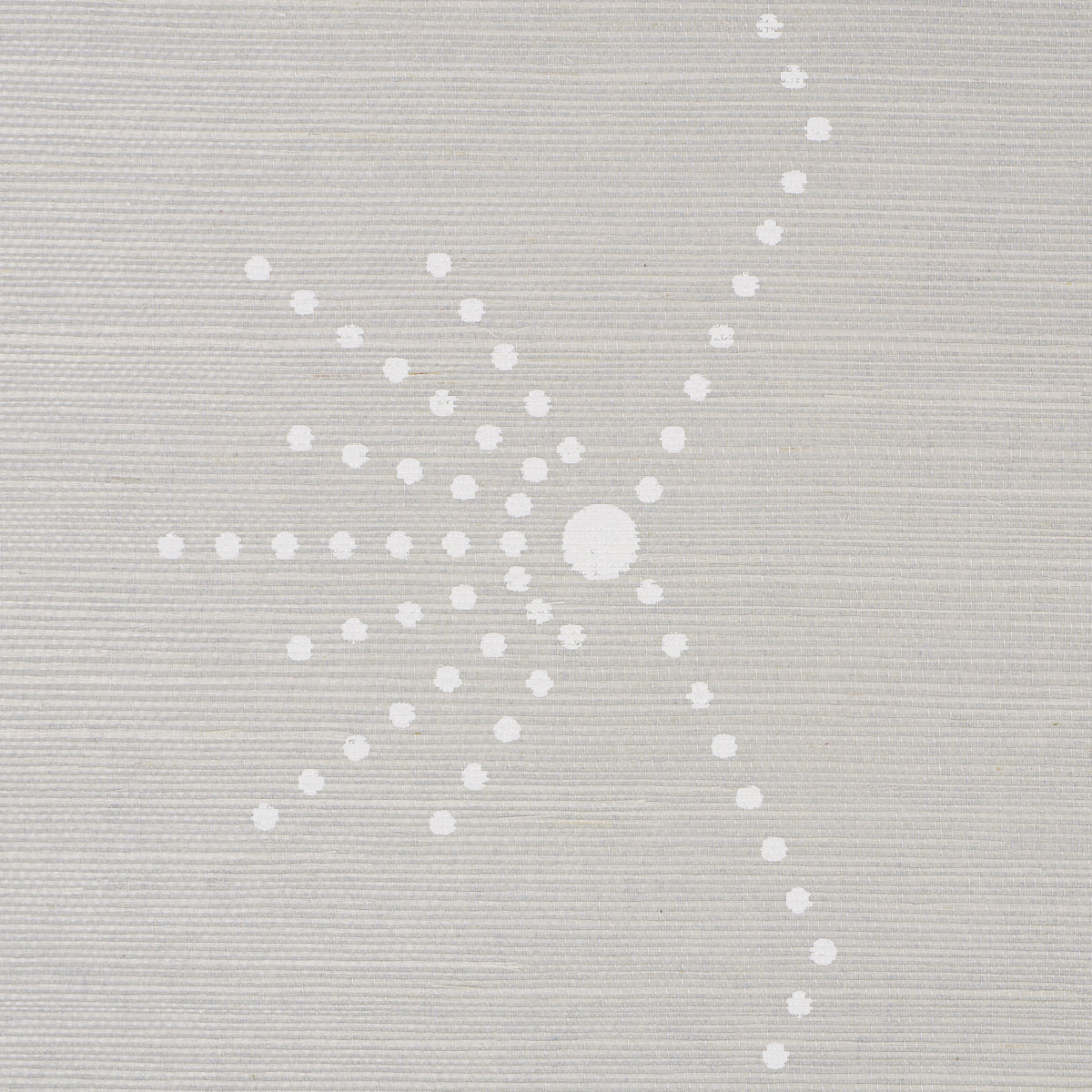 Schumacher 5016720 ROYÃˆRE STRIPE SISAL in DOVE Wallpaper - 