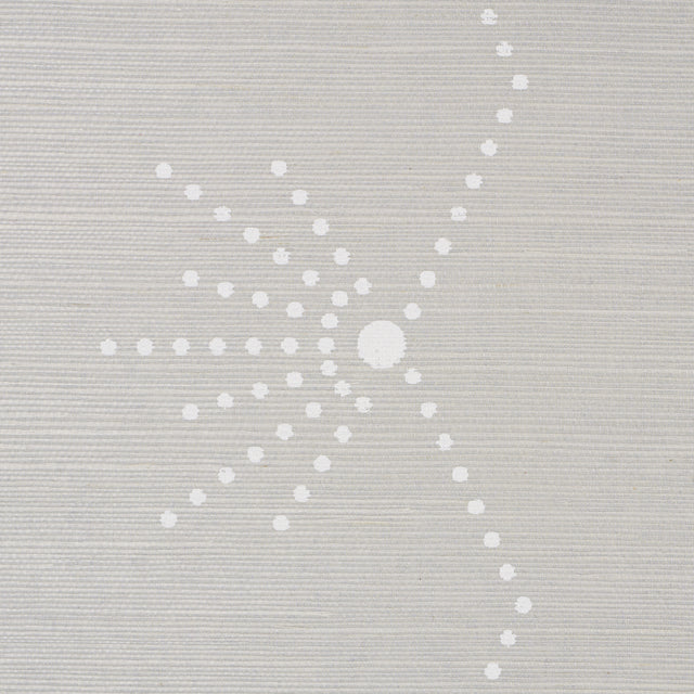 Schumacher 5016720 ROYÃˆRE STRIPE SISAL in DOVE Wallpaper - 